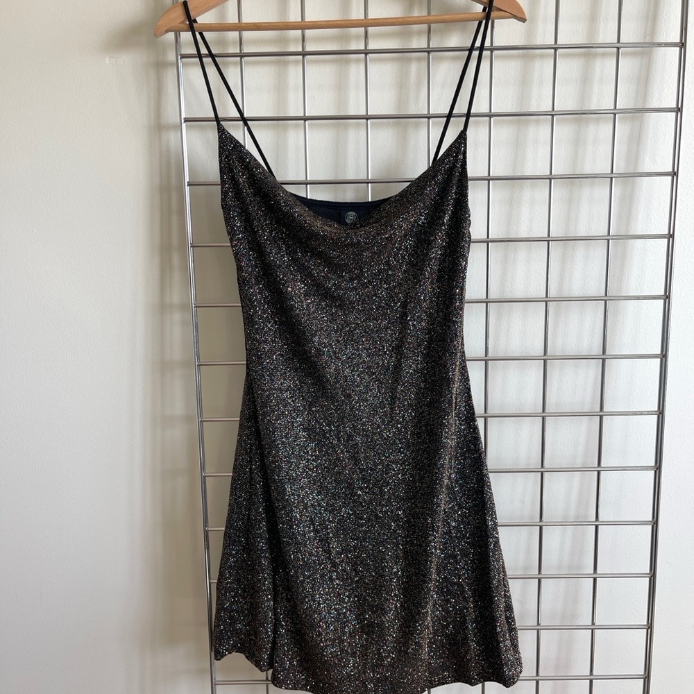 NEW Black Glitter Dress